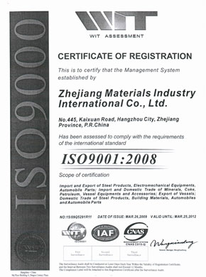 zmi certification ISO